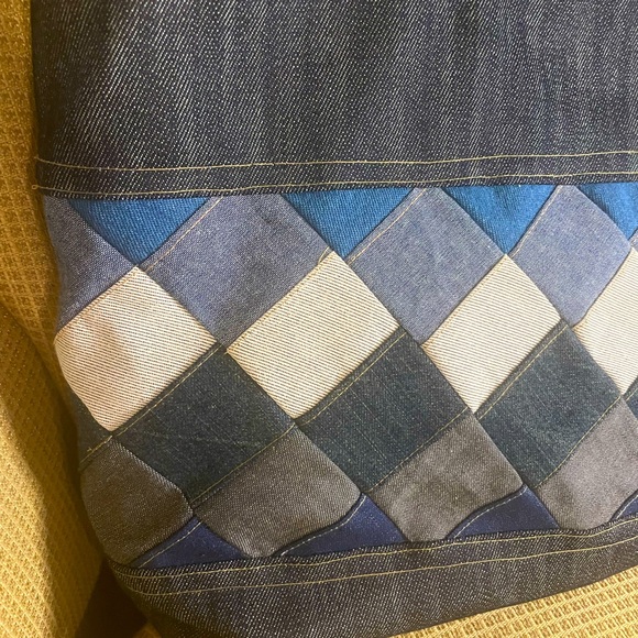 Handcrafted bluejean tote - new - Picture 3 of 6